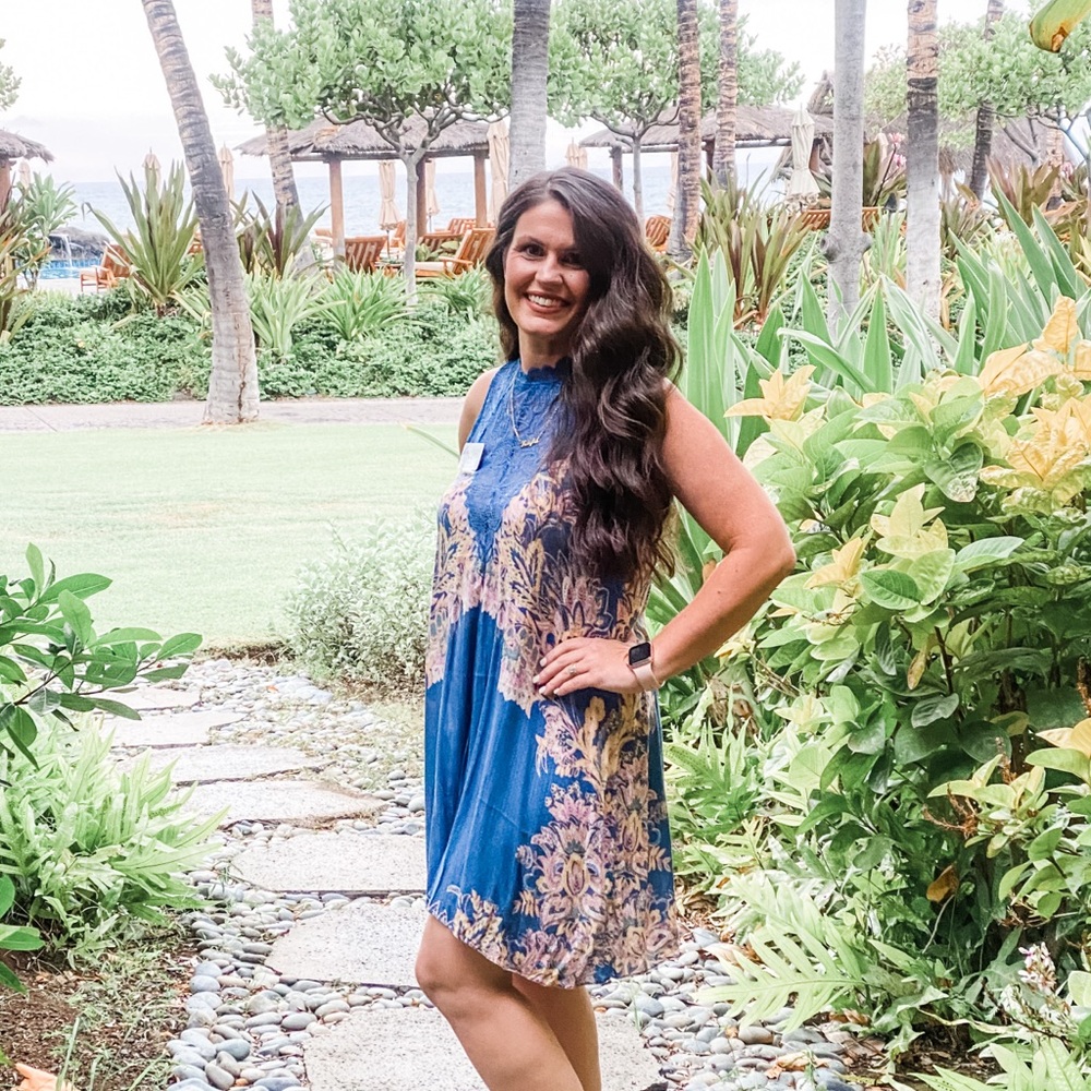 Free People Lace Crochet Slip Dress